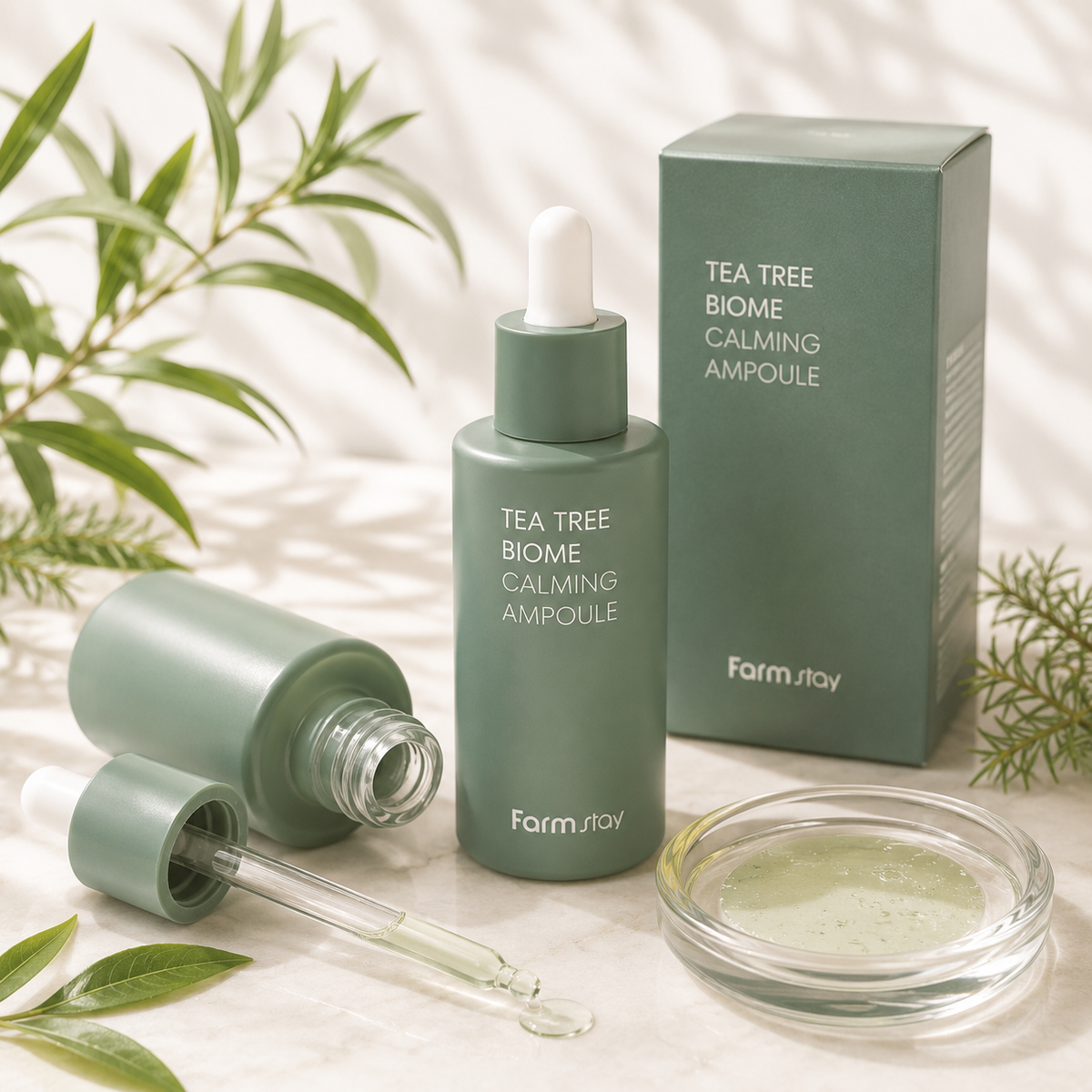 Tea Tree Biome Calming Ampoule 50ml - Niiro | Asian Skin Care