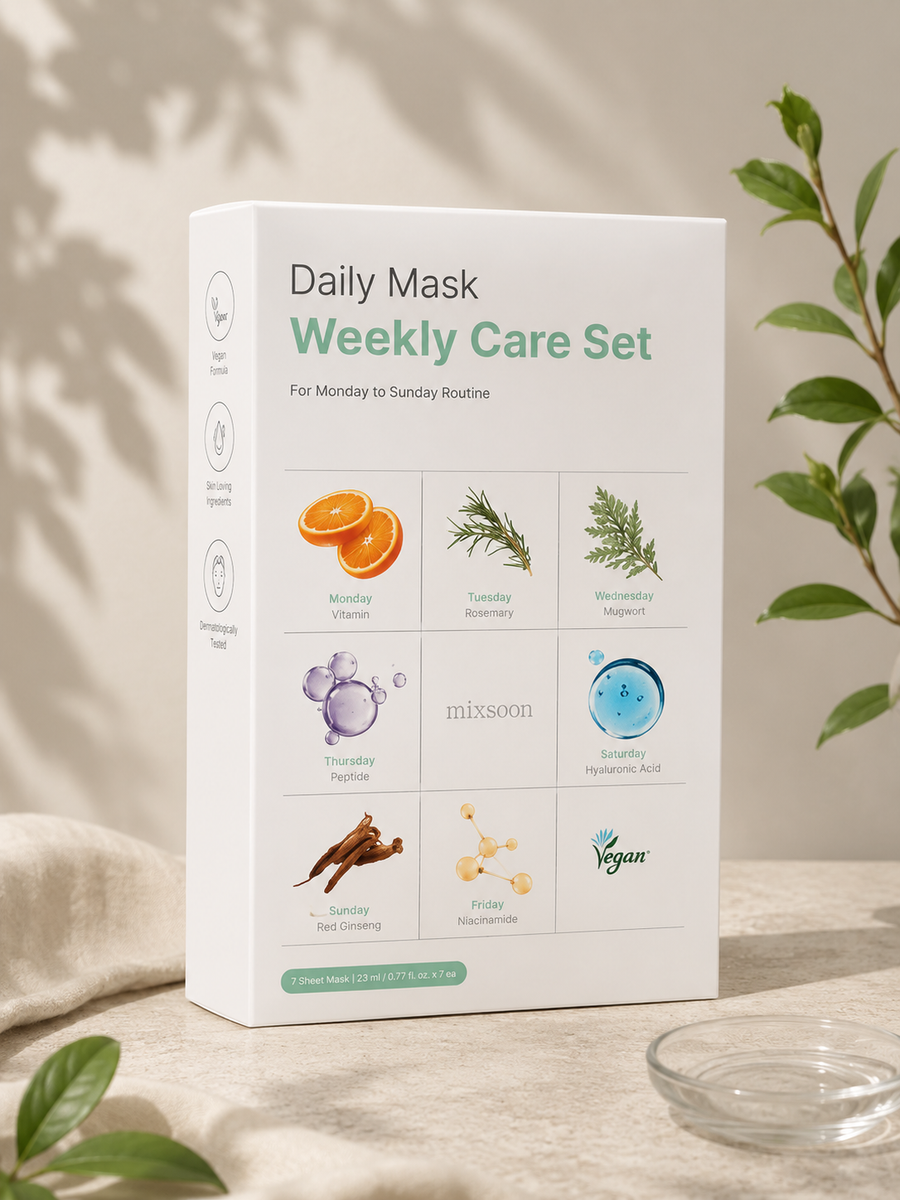 Daily Mask Weekly Care Set, 7 sheets - Niiro | Asian Skin Care