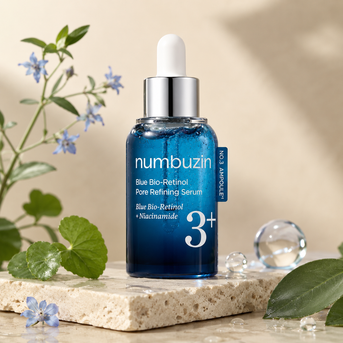 Numbuzin No.3 Blue Bio-Retinol Pore Refining Serum – 30ml