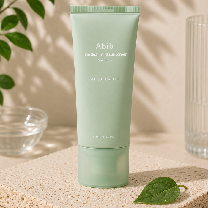 Protezione Solare Zinco e Heartleaf Mild Sunscreen Relief Tube SPF 50+ PA++++, 50ml